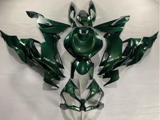 Lojas Carenagens Moto Kawasaki ZX6R 2019-2022 - Verde Escuro