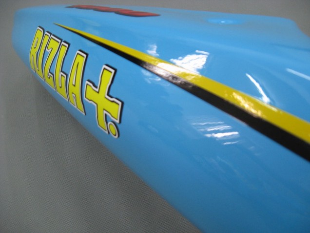 Lojas Carenagens Moto Suzuki GSXR1000 2000-2002 - Azul Claro Amarelo Preto Motul Rizla