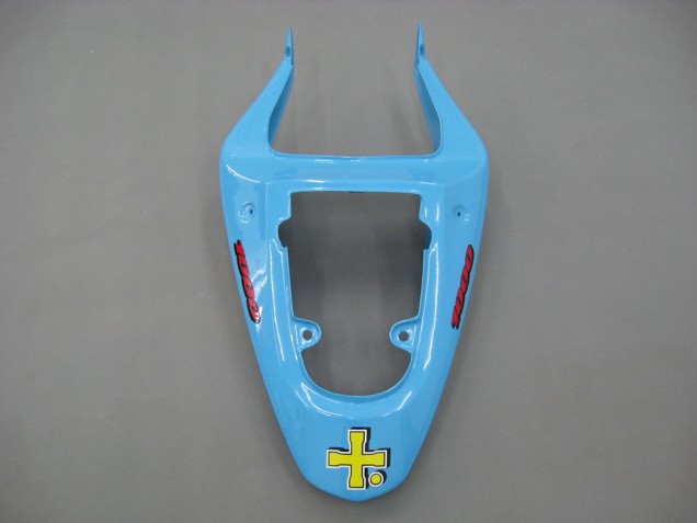 Lojas Carenagens Moto Suzuki GSXR1000 2000-2002 - Azul Claro Amarelo Preto Motul Rizla