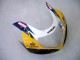 Lojas Carenagens Moto Suzuki GSXR1000 2000-2002 - Amarelo Azul Escuro Branco Motul Corona
