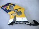 Lojas Carenagens Moto Suzuki GSXR1000 2000-2002 - Amarelo Azul Escuro Branco Motul Corona