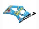Lojas Carenagens Moto Suzuki GSXR 1000 2003-2004 - Azul Claro Amarelo Preto Rizla Motul