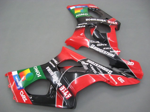 Lojas Carenagens Moto Suzuki GSXR 1000 2003-2004 - Vermelho Amarelo Azul Verde Preto JOMO