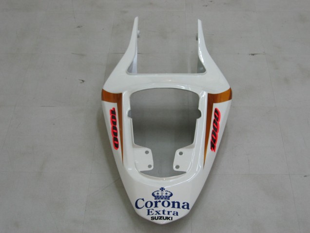 Lojas Carenagens Moto Suzuki GSXR 1000 2003-2004 - Amarelo Branco Azul Preto Corona