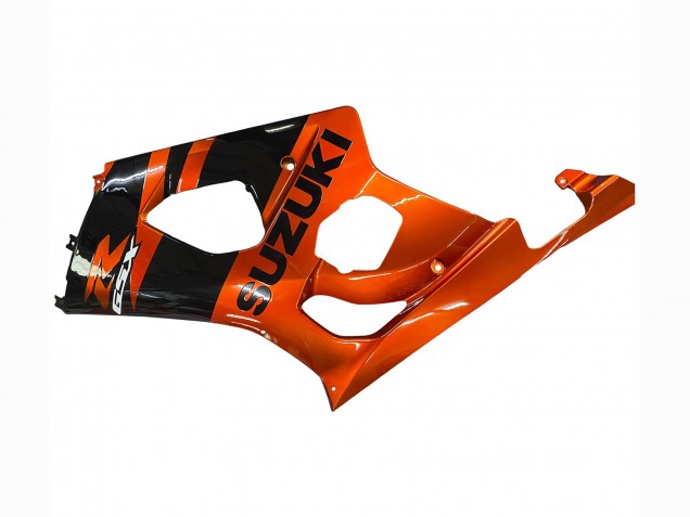 Lojas Carenagem Moto Suzuki GSXR 1000 2003-2004 - Burnt Laranja Preto Brilhante