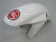 Lojas Carenagens Moto Suzuki GSXR 1000 2003-2004 - Branco Vermelho Motul Lucky Strike