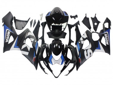 Lojas Carenagens Moto Suzuki GSXR 1000 2005-2006 - Preto Azul Branco Motul