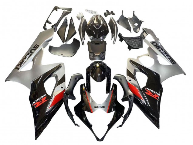 Lojas Carenagem Moto Suzuki GSXR 1000 2005-2006 - Preto Cinzento Vermelho