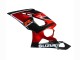 Lojas Carenagens Moto Suzuki GSXR 1000 2005-2006 - Vermelho Preto Brilhante