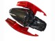 Lojas Carenagens Moto Suzuki GSXR 1000 2005-2006 - Vermelho Preto Brilhante