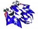 Lojas Carenagens Moto Suzuki GSXR 1000 2005-2006 - Azul Amarelo Branco Vermelho Motul