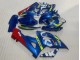 Lojas Carenagens Moto Suzuki GSXR 1000 2005-2006 - Azul Amarelo Vermelho Motul Ecstar