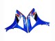 Lojas Carenagens Moto Suzuki GSXR 1000 2007-2008 - Branco Azul Preto Vermelho