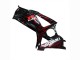 Lojas Carenagens Moto Suzuki GSXR 1000 2007-2008 - Preto Vermelho Chama