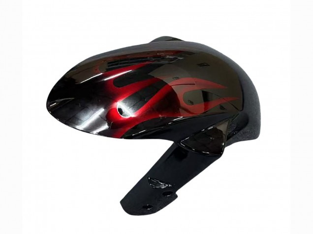 Lojas Carenagens Moto Suzuki GSXR 1000 2007-2008 - Preto Vermelho Chama