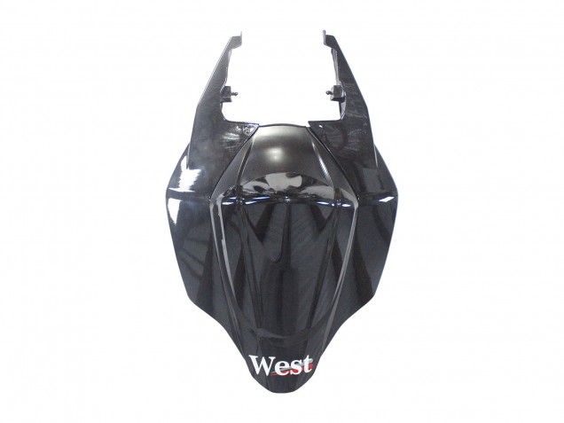 Lojas Carenagens Moto Suzuki GSXR 1000 2007-2008 - Preto Brilhante Branco West