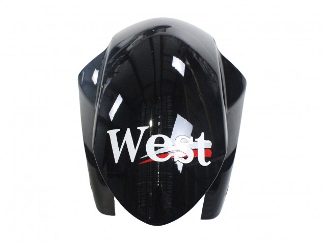 Lojas Carenagens Moto Suzuki GSXR 1000 2007-2008 - Preto Brilhante Branco West