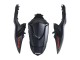 Lojas Carenagens Moto Suzuki GSXR 1000 2007-2008 - Preto Fosco Vermelho Decal