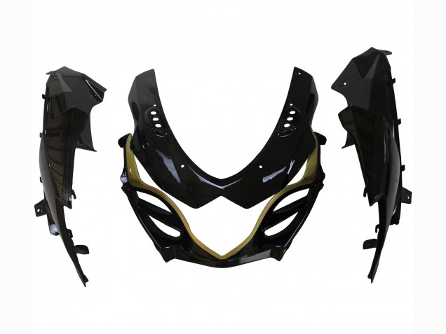 Lojas Carenagens Moto Suzuki GSXR 1000 2009-2016 - Preto Brilhante Ouro