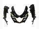 Lojas Carenagens Moto Suzuki GSXR 1000 2009-2016 - Preto Brilhante Ouro