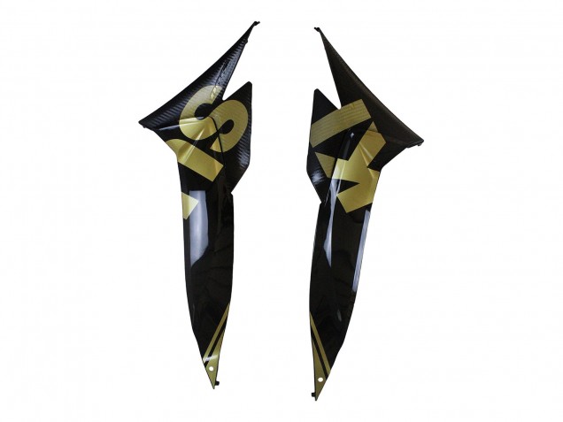Lojas Carenagens Moto Suzuki GSXR 1000 2009-2016 - Preto Brilhante Ouro