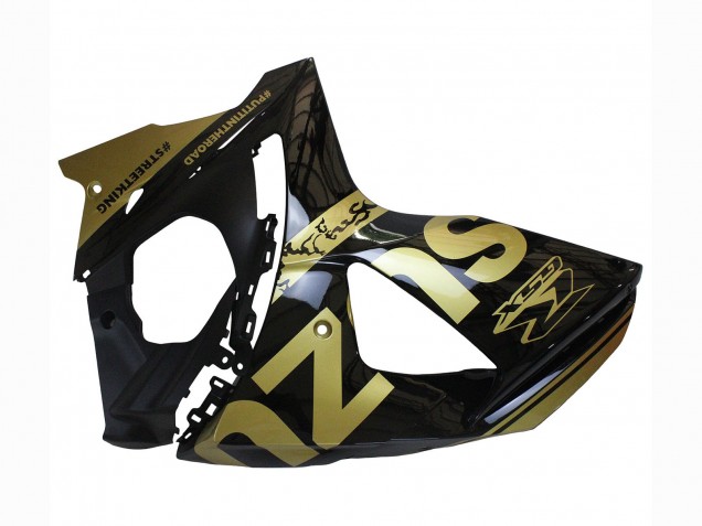 Lojas Carenagens Moto Suzuki GSXR 1000 2009-2016 - Preto Brilhante Ouro