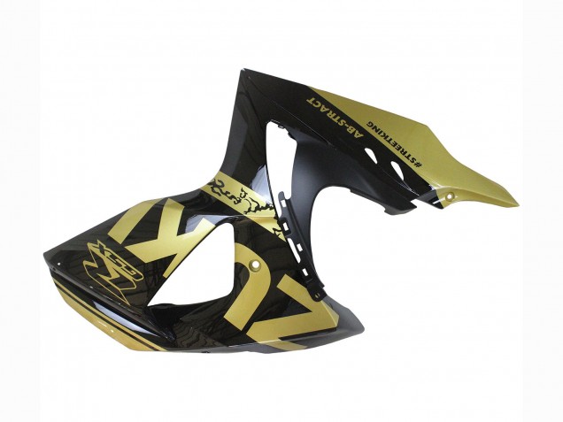 Lojas Carenagens Moto Suzuki GSXR 1000 2009-2016 - Preto Brilhante Ouro