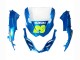 Lojas Carenagens Moto Suzuki GSXR 1000 2009-2016 - Azul Claro Verde Motul 29 Ecstar