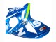 Lojas Carenagens Moto Suzuki GSXR 1000 2009-2016 - Azul Claro Verde Motul 29 Ecstar