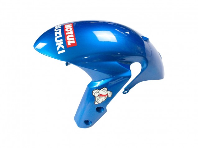 Lojas Carenagens Moto Suzuki GSXR 1000 2009-2016 - Azul Claro Verde Motul 29 Ecstar
