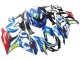 Lojas Carenagens Moto Suzuki GSXR 1000 2009-2016 - Azul Claro Verde Vermelho Motul