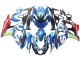 Lojas Carenagens Moto Suzuki GSXR 1000 2009-2016 - Azul Claro Verde Vermelho Motul