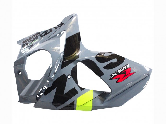 Lojas Carenagens Moto Suzuki GSXR 1000 2009-2016 - Cinzento Amarelo Néon Preto Motul