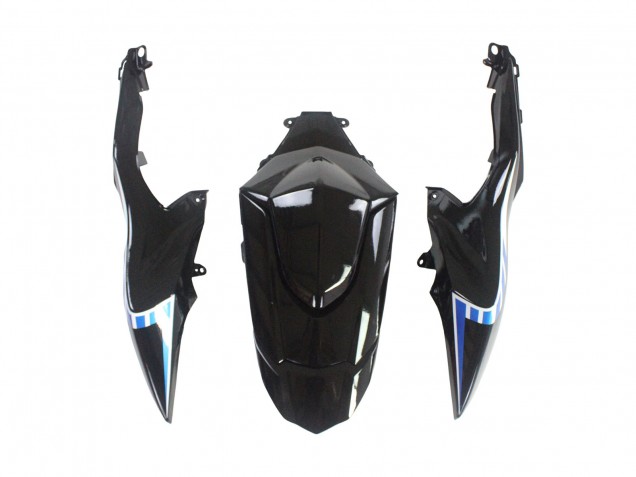 Lojas Carenagens Moto Suzuki GSXR 1000 2009-2016 - Preto Fosco Branco Azul