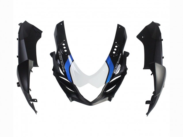 Lojas Carenagens Moto Suzuki GSXR 1000 2009-2016 - Preto Fosco Branco Azul