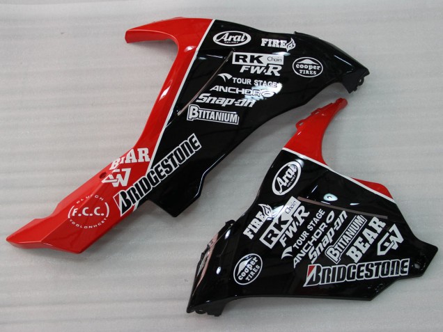 Lojas Carenagens Moto Suzuki GSXR 1000 2009-2016 - Vermelho Preto Branco 13