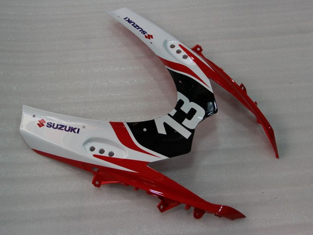 Lojas Carenagens Moto Suzuki GSXR 1000 2009-2016 - Vermelho Preto Branco 13