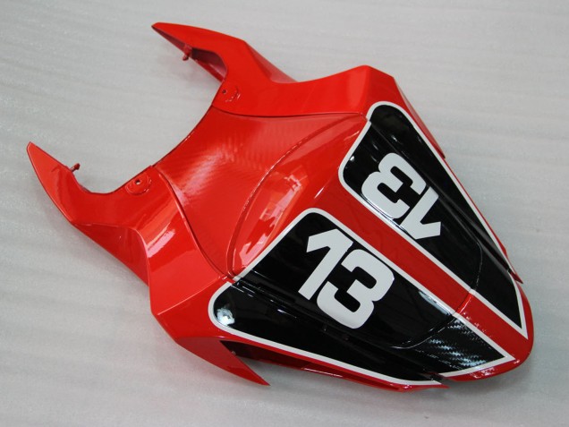 Lojas Carenagens Moto Suzuki GSXR 1000 2009-2016 - Vermelho Preto Branco 13