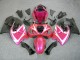 Lojas Carenagens Moto Suzuki GSXR 1300 Hayabusa 1996-2007 - Rosa Branco Preto