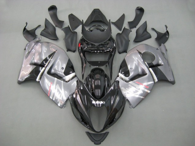 Lojas Carenagens Moto Suzuki GSXR 1300 Hayabusa 1996-2007 - Cinzento Preto Hayabusa