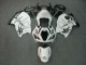 Lojas Carenagens Moto Suzuki GSXR 1300 Hayabusa 1996-2007 - Branco Preto Corona