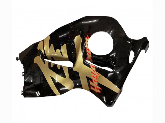 Lojas Carenagens Moto Suzuki GSXR 1300 Hayabusa 1996-2007 - Preto Brilhante Ouro Hayabusa