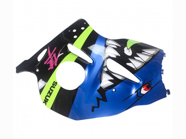 Lojas Carenagens Moto Suzuki GSXR 1300 Hayabusa 1996-2007 - Azul Verde Tubarão 46