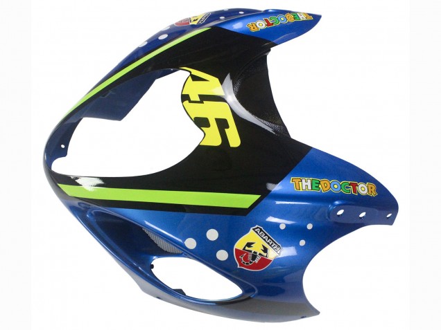 Lojas Carenagens Moto Suzuki GSXR 1300 Hayabusa 1996-2007 - Azul Verde Tubarão 46