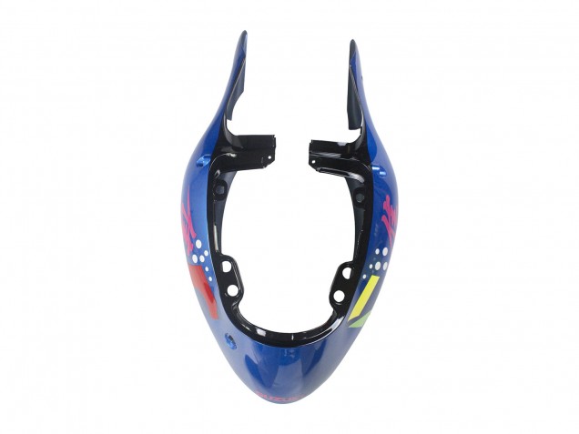 Lojas Carenagens Moto Suzuki GSXR 1300 Hayabusa 1996-2007 - Azul Verde Tubarão 46