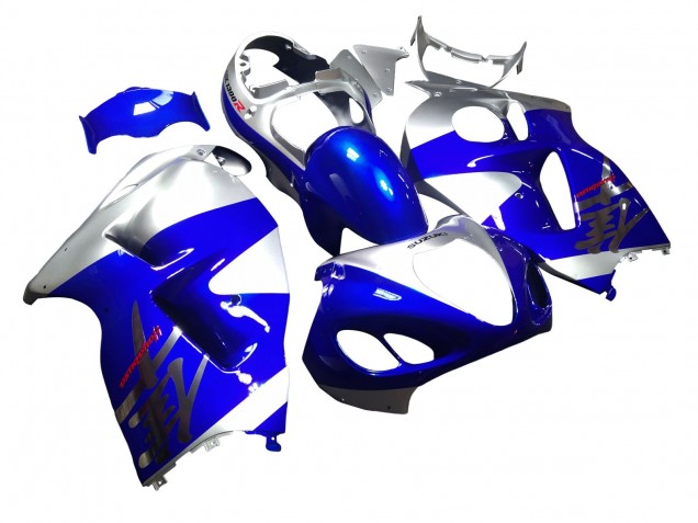 Lojas Carenagens Moto Suzuki GSXR 1300 Hayabusa 1996-2007 - Azul Prata Hayabusa
