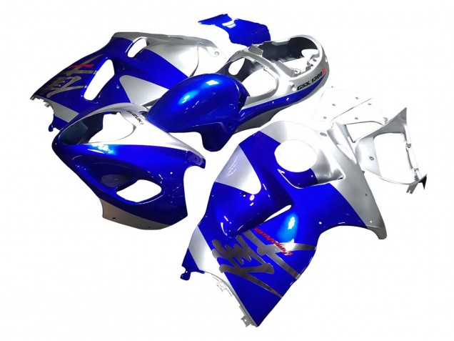 Lojas Carenagens Moto Suzuki GSXR 1300 Hayabusa 1996-2007 - Azul Prata Hayabusa