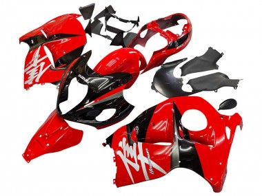Lojas Carenagens Moto Suzuki GSXR 1300 Hayabusa 1996-2007 - Vermelho Preto Hayabusa