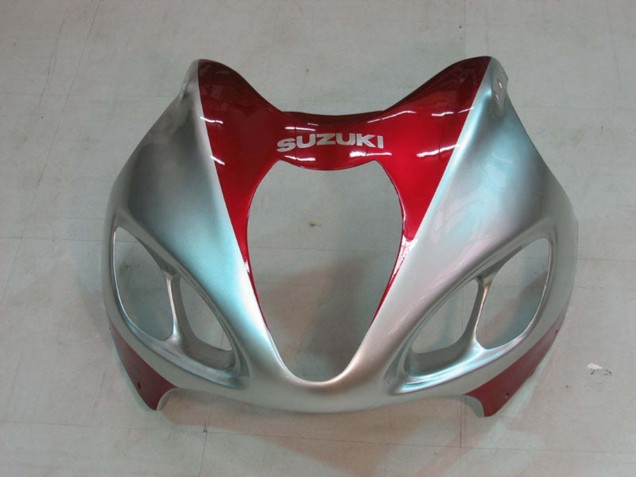 Lojas Carenagens Moto Suzuki GSXR 1300 Hayabusa 1996-2007 - Prata Vermelho Hayabusa