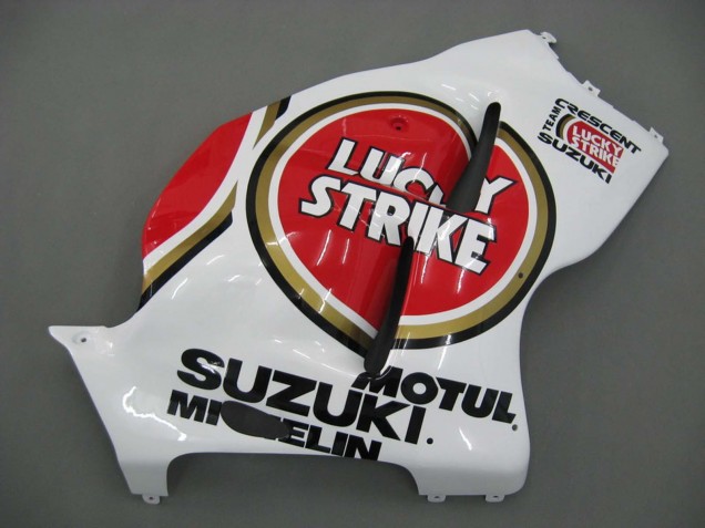 Lojas Carenagens Moto Suzuki GSXR 1300 Hayabusa 1996-2007 - Branco Vermelho Motul